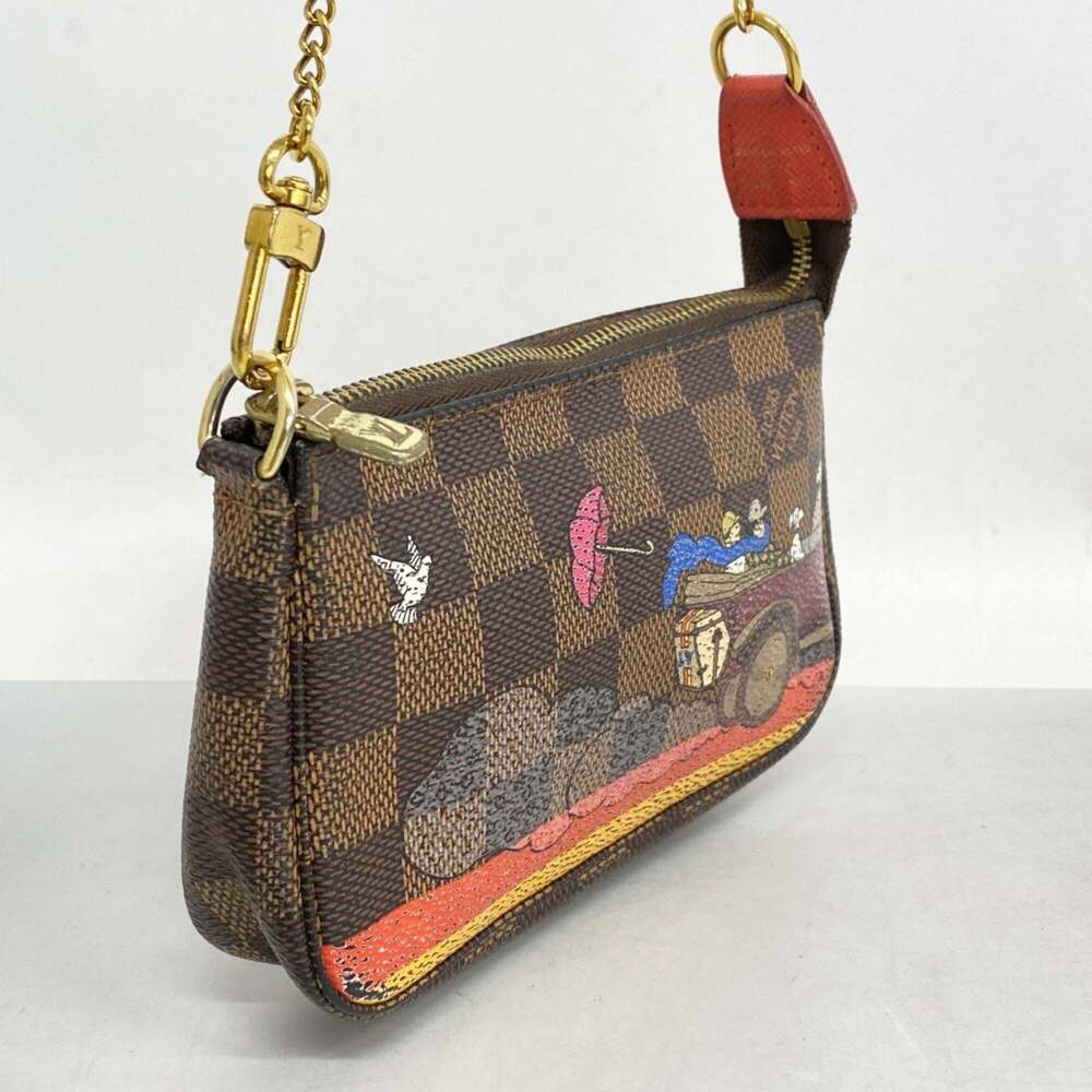 LOUIS VUITTON Brown Damier Pochette Pouch - Picture 2 of 11